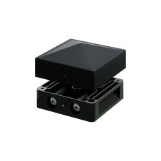 DuraPost® Post Cap With Bracket 75 x 75mm - Black DuraPost® Post Cap With Bracket 75 x 75mm - Black