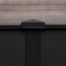 DuraPost® Post Cap With Bracket 75 x 75mm - Black DuraPost® Post Cap With Bracket 75 x 75mm - Black