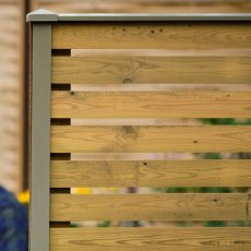 DuraPost® Cover Strip For Classic Post 2100m - Olive Grey DuraPost® Cover Strip For Classic Post 2100m - Olive Grey