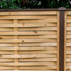 DuraPost® Capping Rail 65mm - Sepia Brown DuraPost® Capping Rail 65mm - Sepia Brown