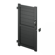 DuraPost Sleek® Aluminium Privacy Gate 1760mm x 900mm - Black DuraPost Sleek® Aluminium Privacy Gate 1760mm x 900mm - Black