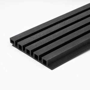 Trade 5 Wide Slatted Cladding Ebony Black