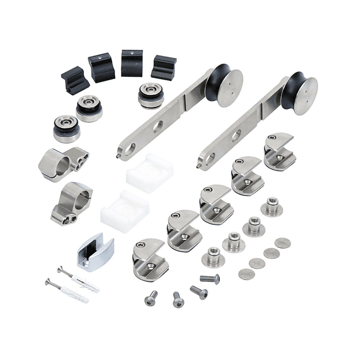 BM Architectural MANET Complete Sliding Door Fixing Set | BM Steel