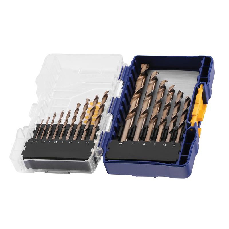 IRWIN HSS Cobalt Drill Bit Set 15 Piece