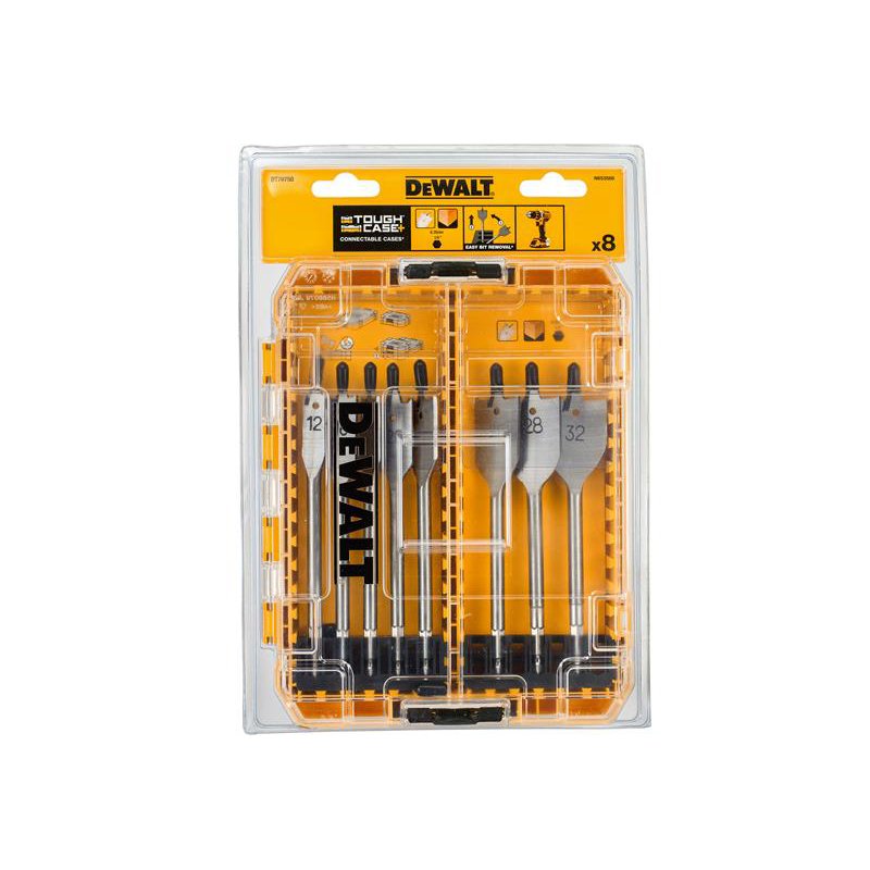 Dewalt - Dt70750 Flat Drill Bit Set, 8 Piece 