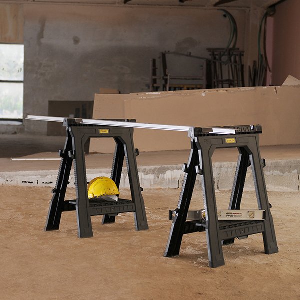 STANLEY - Folding Sawhorses (Twin Pack) | BM Steel