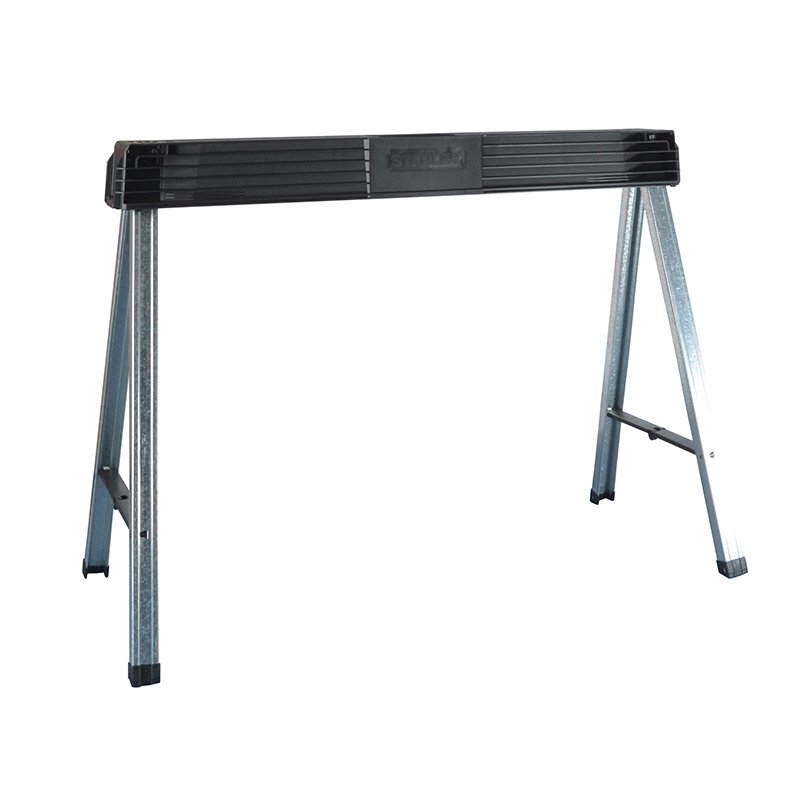 STANLEY - Folding Metal Leg Sawhorses (Twin Pack) | BM Steel