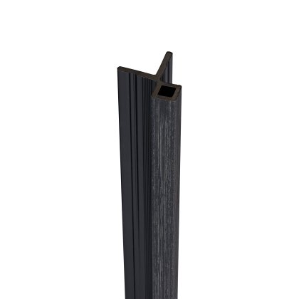 Ecoscape Forma - Midnight Composite Slatted Cladding Corner Trim Ecoscape Forma - Midnight Composite Slatted Cladding Corner Trim