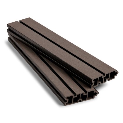 Ecoscape Clarity - Walnut Composite Fence Board Ecoscape Clarity - Walnut Composite Fence Board