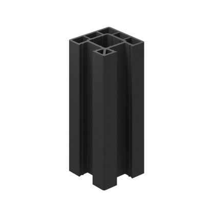 Ecoscape Clarity - 1.94m Charcoal Composite Corner Fence Post Ecoscape Clarity - 1.94m Charcoal Composite Corner Fence Post