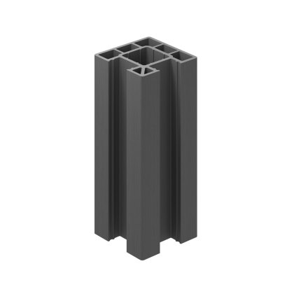 Ecoscape Clarity - 1.94m Graphite Composite Corner Fence Post Ecoscape Clarity - 1.94m Graphite Composite Corner Fence Post