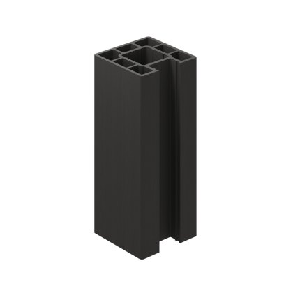 Ecoscape Clarity - 1.94m Charcoal Composite End Fence Post Ecoscape Clarity - 1.94m Charcoal Composite End Fence Post