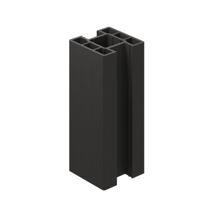 Ecoscape Clarity - 3m Charcoal Composite Inter Fence Post Ecoscape Clarity - 3m Charcoal Composite Inter Fence Post