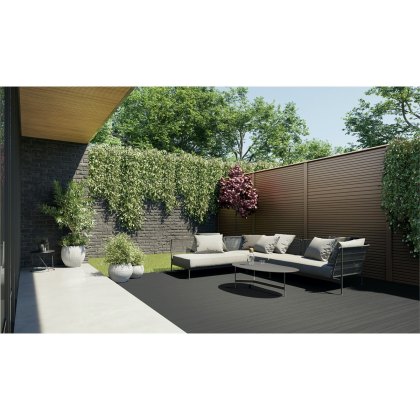 Ecoscape Legna - Carbon Embossed Flat Decking Trim Ecoscape Legna - Carbon Embossed Flat Decking Trim