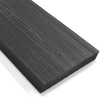 Ecoscape Legna - Carbon Embossed Flat Decking Trim Ecoscape Legna - Carbon Embossed Flat Decking Trim