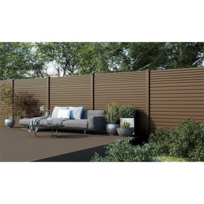 Ecoscape Legna - Flax Embossed Flat Decking Trim Ecoscape Legna - Flax Embossed Flat Decking Trim