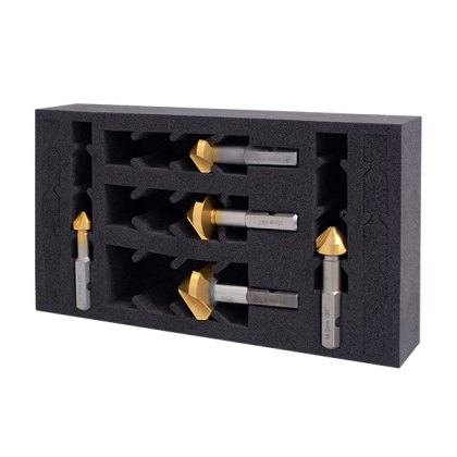 HMT VersaDrive 90 Degree Countersink Set - 12.4, 16.5, 20.5, 25, 31mm HMT VersaDrive 90 Degree Countersink Set - 12.4, 16.5, 20.5, 25, 31mm