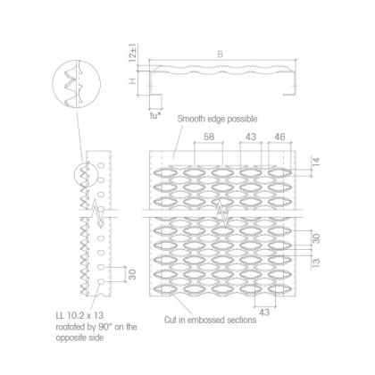 Galvanised Perforated Plank Perfwalk FG Galvanised Perforated Plank Perfwalk FG