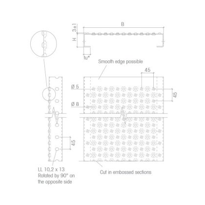 Aluminium Perforated Plank Perfwalk NA Aluminium Perforated Plank Perfwalk NA