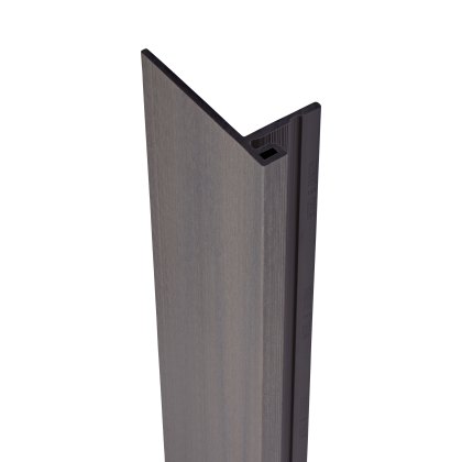 Ecoscape Forma - Argent Composite Slatted Cladding Reveal Trim Ecoscape Forma - Argent Composite Slatted Cladding Reveal Trim