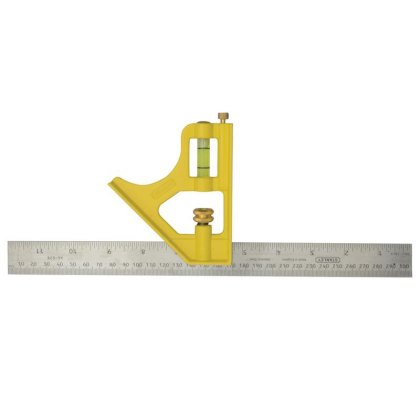 STANLEY - Die-Cast Combination Square 300mm (12in) STANLEY - Die-Cast Combination Square 300mm (12in)