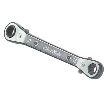 Teng - Ratcheting Offset Ring Spanner (RORS) 10 x 13mm Teng - Ratcheting Offset Ring Spanner (RORS) 10 x 13mm