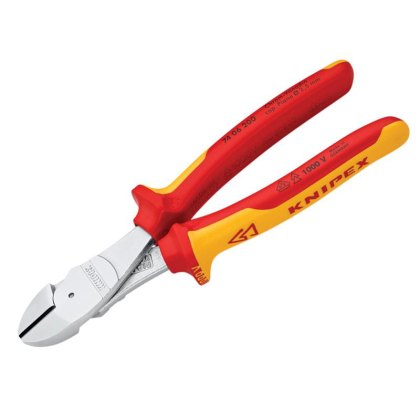 Knipex - VDE High Leverage Diagonal Cutter 200mm Knipex - VDE High Leverage Diagonal Cutter 200mm