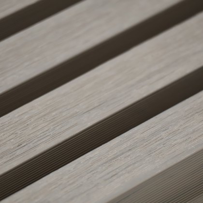 Clay Beige Composite Slatted Cladding Board