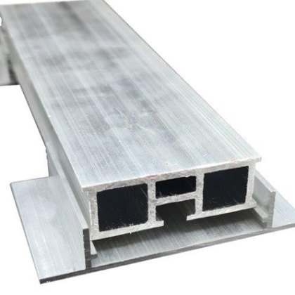 2.4 mtr Length Aluminium Ledged Profile Rail