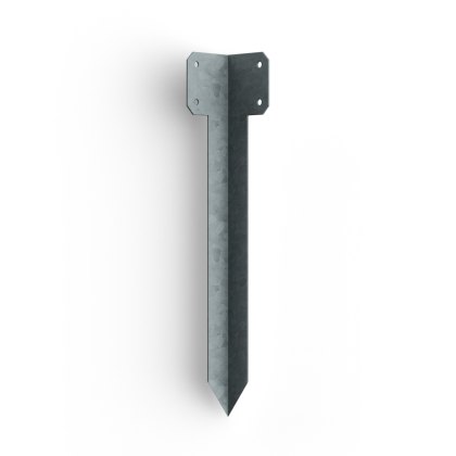 FENCEMATE® Sleeper Pin Corner Bracket 365 x 2mm - Galvanised FENCEMATE® Sleeper Pin Corner Bracket 365 x 2mm - Galvanised