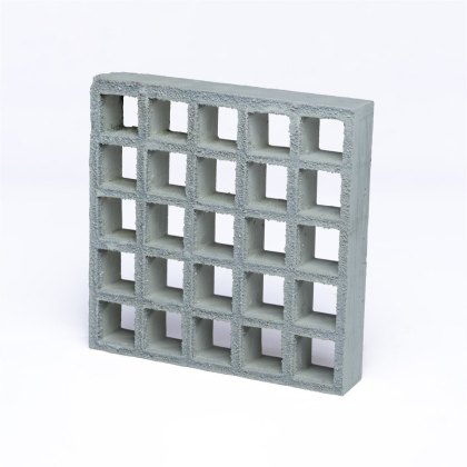 38mm Open Mesh Gritted GRP Grating - 3012mm x 997mm - Mid Grey - RAL 7040 38mm Open Mesh Gritted GRP Grating - 3012mm x 997mm - Mid Grey - RAL 7040