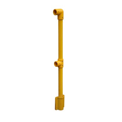 GRP End Post - Side Mount - Yellow (RAL 1003) GRP End Post - Side Mount - Yellow (RAL 1003)