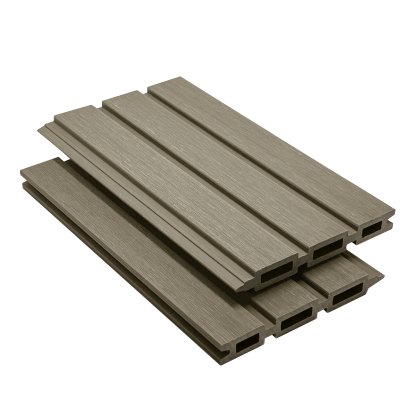 ScenicLiving Slatted Composite Fence Kit - Monterey Beige ScenicLiving Slatted Composite Fence Kit - Monterey Beige