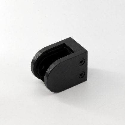 Eazypost Large D 15-19mm Glass Clamp - 316/Matt Black PPC Eazypost Large D 15-19mm Glass Clamp - 316/Matt Black PPC