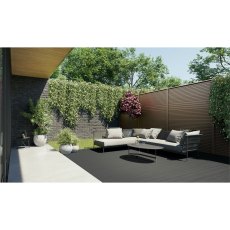 Ecoscape Legna - Carbon Embossed Flat Decking Trim Ecoscape Legna - Carbon Embossed Flat Decking Trim