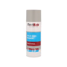 PlastiKote - Trade Cold Zinc Spray Primer 400ml PlastiKote - Trade Cold Zinc Spray Primer 400ml