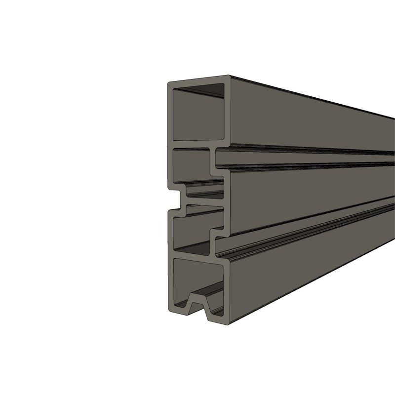 Ecoscape Clarity - Walnut Composite Fence Top Board