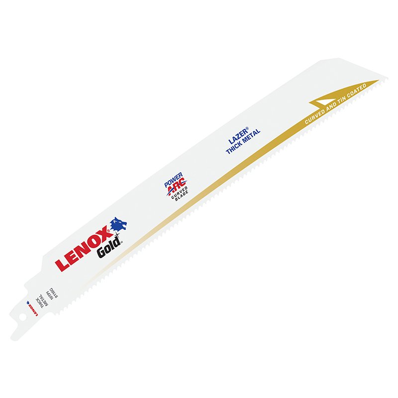 LENOX - 9110GR Gold? Extreme Reciprocating Saw Blades 229mm 10 TPI (Pack 5)