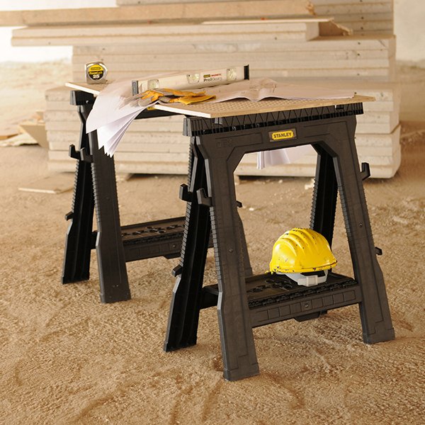 STANLEY - Folding Sawhorses (Twin Pack) | BM Steel