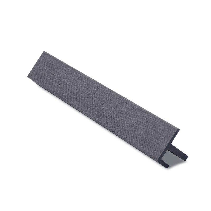 Ecoscape Ecoscape Forma - Argent F Shape Composite Cladding Trim