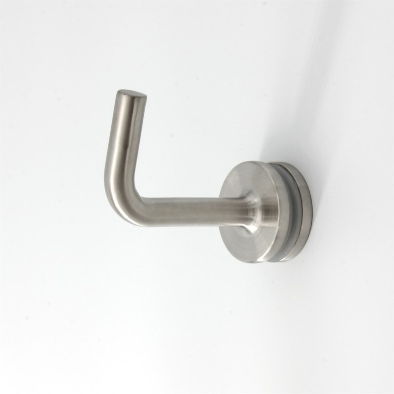 Weld On Offset Handrail to Glass Bracket - 86/57 - Grade 316