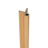 Natural Oak Composite Slatted Cladding Corner Trim