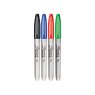 Mixed Pack of 4 Sharpie - Fine Tip Permanent Marker