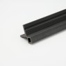 Ebony Black Composite Slatted Cladding Corner Trim