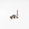 Classic Oak Colour Coded Screws for Cladding Trim - Pack of 100